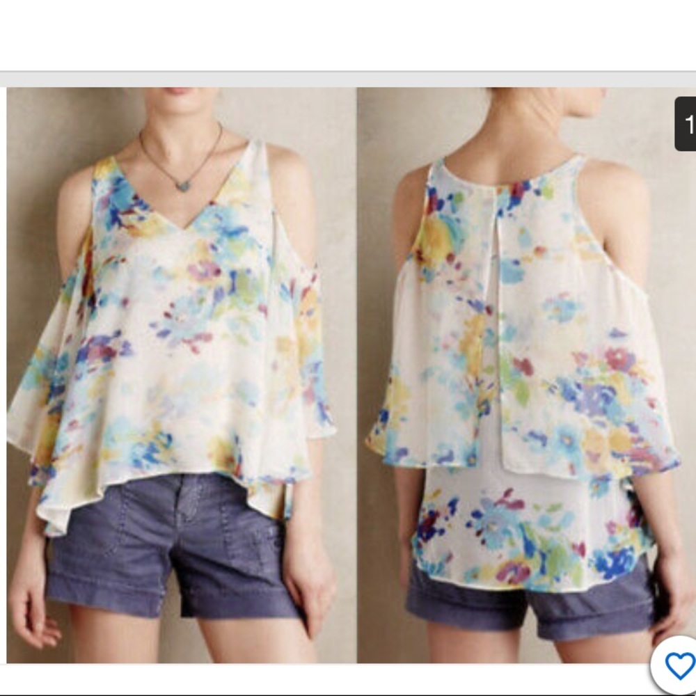 Maeve sleeveless silk top XS